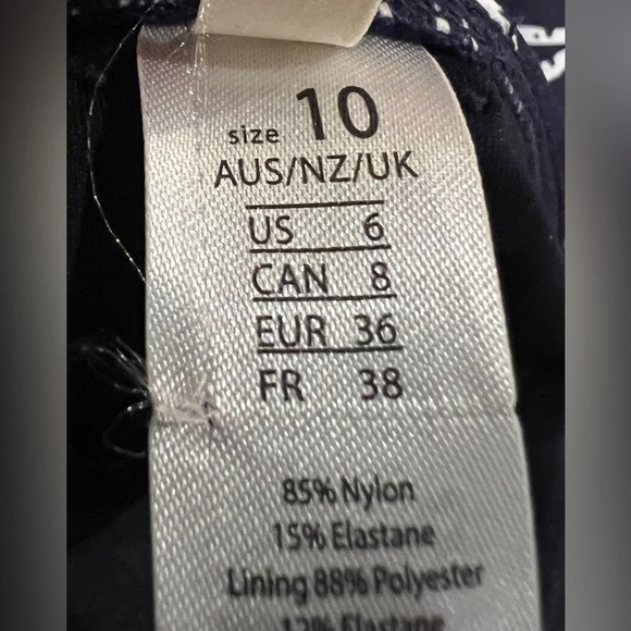 Sea Level Swim 2 piece blue and white floral bathing suit, size 6 - Picture 13 of 13